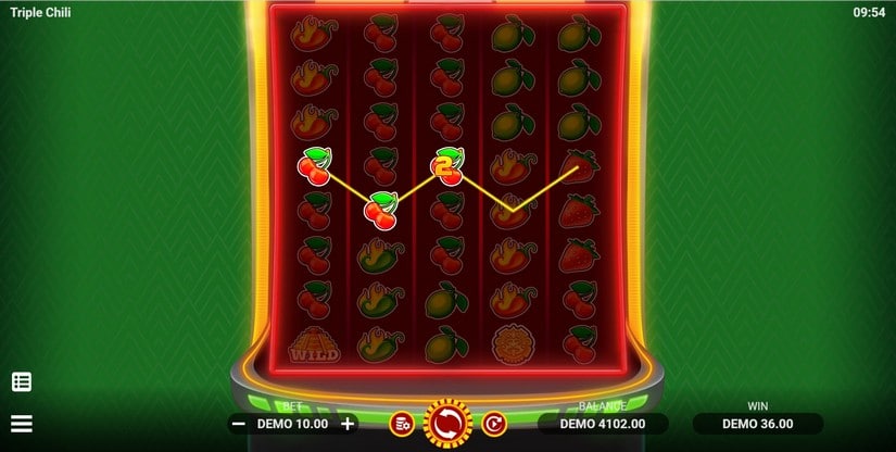 Triple Chili slot screen 3