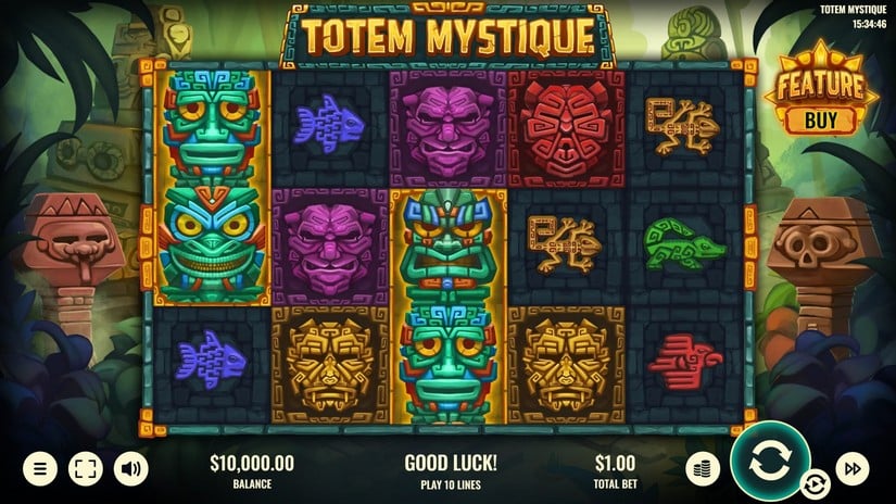 Totem Mystique slot screen 1