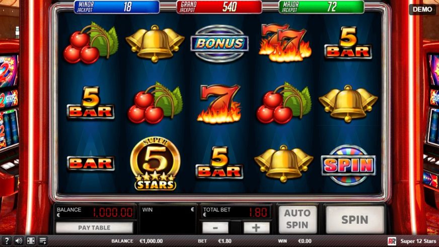 Super 12 Stars slot screen 1