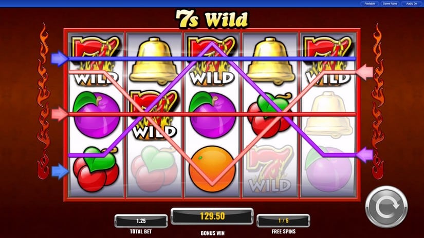 7s Wild slot screen 5