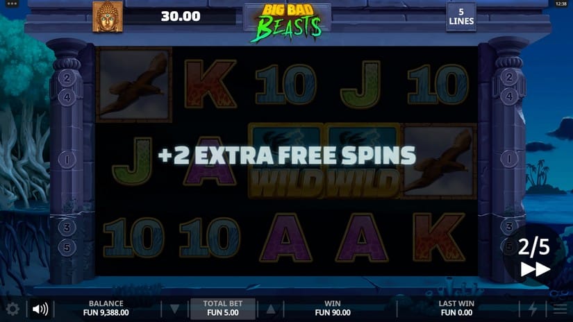 Big Bad Beasts slot screen 7
