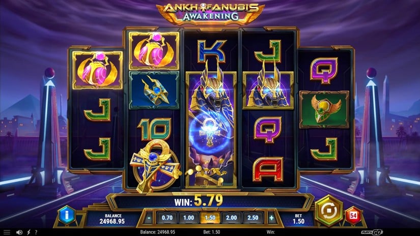 Ankh of Anubis Awakening slot screen 4