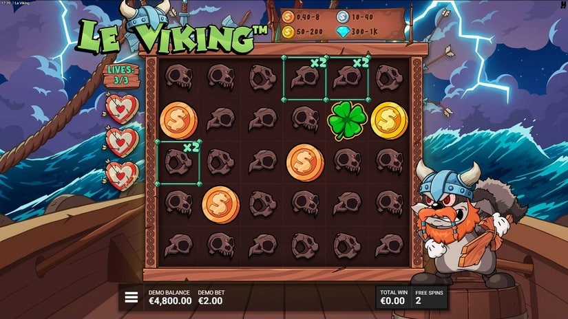 Le Viking slot screen 4