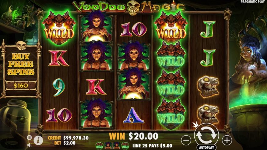Voodoo Magic slot screen 3