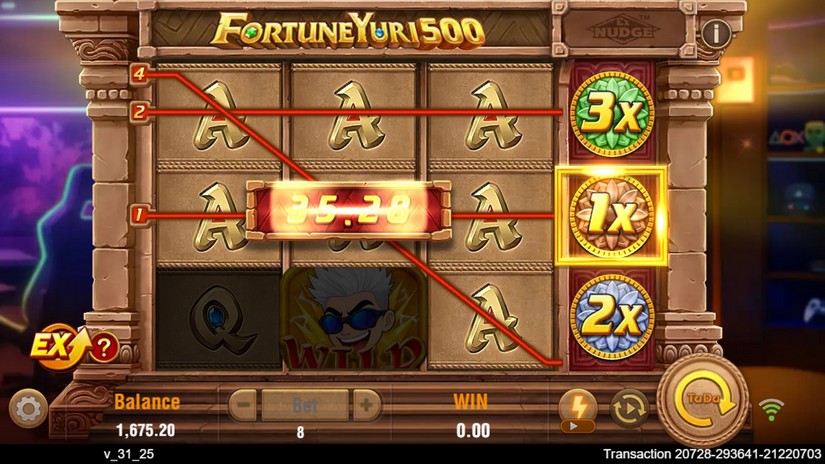 Fortune Yuri 500 slot screen 4