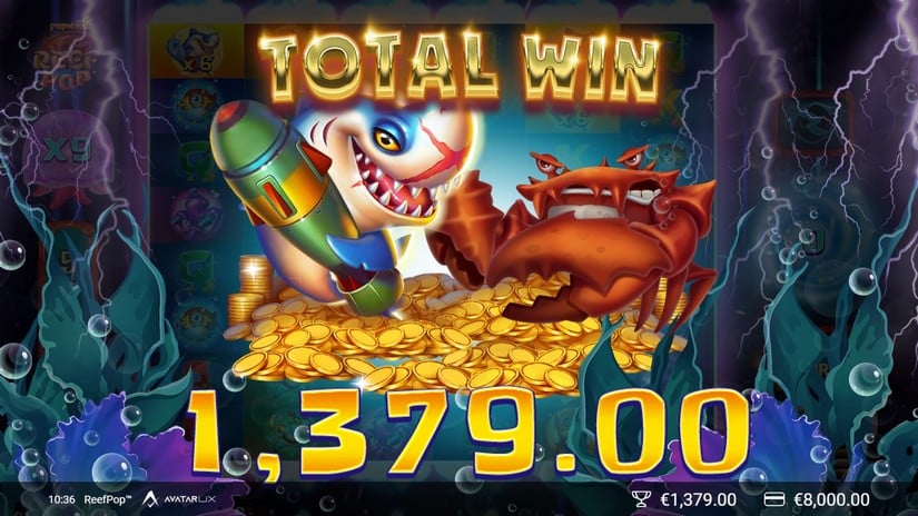 ReefPop slot screen 7