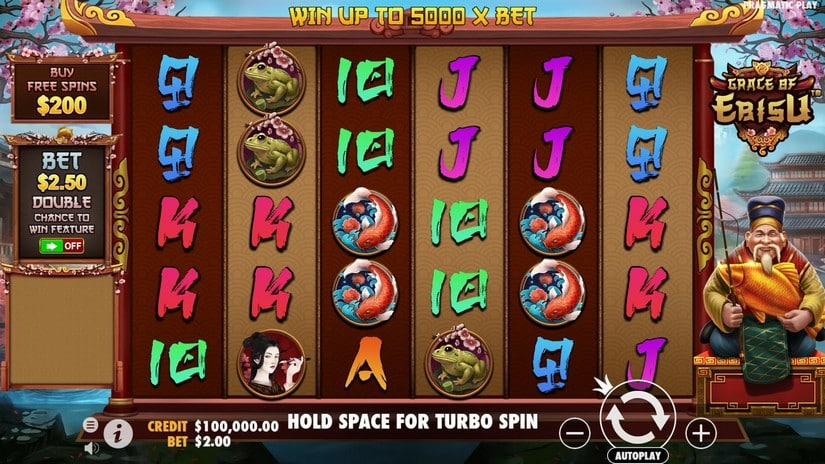 Grace of Ebisu slot screen 1