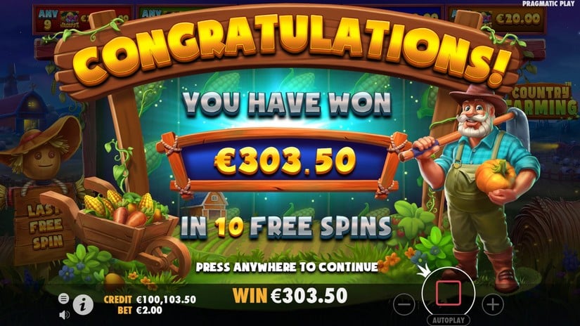 Country Farming slot screen 7