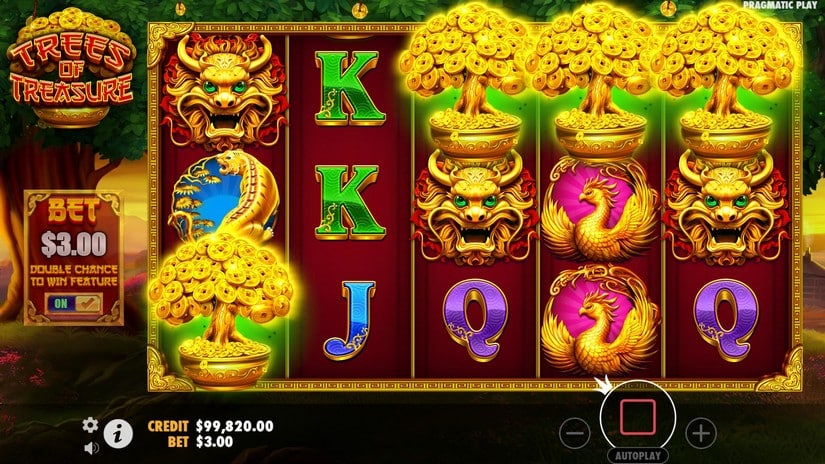 Trees of Treasure slot screen 4