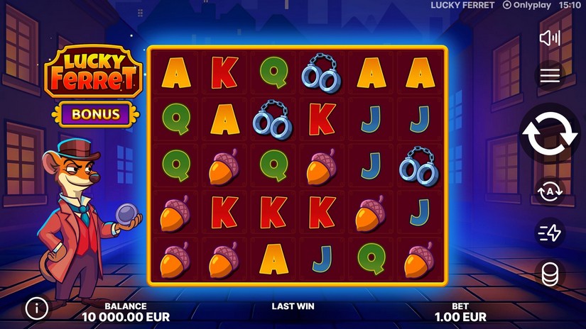 Lucky Ferret slot screen 1