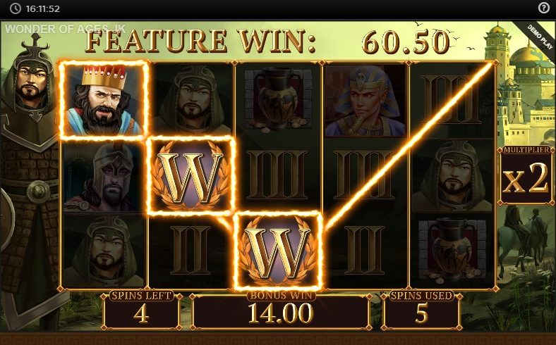 Wonder of Ages slot screen 5
