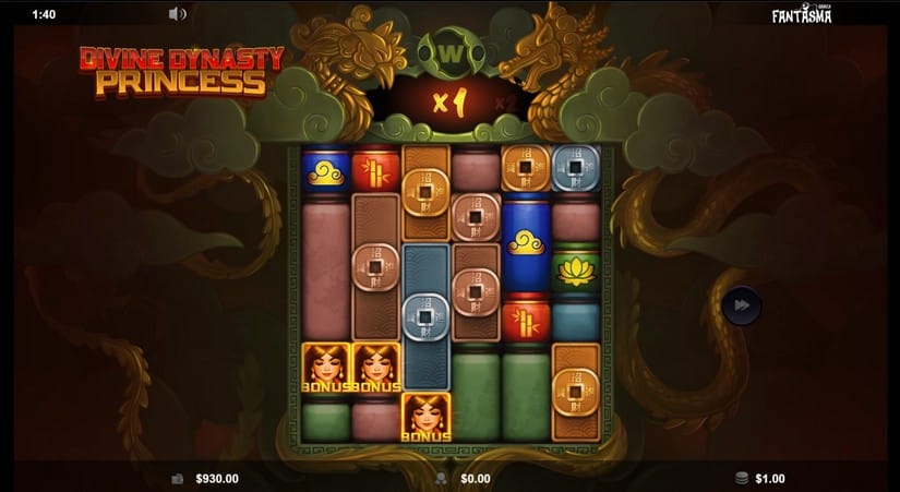 Divine Dynasty Princess slot screen 2