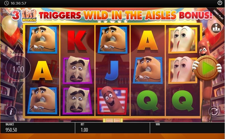 Sausage Party slot screen 1