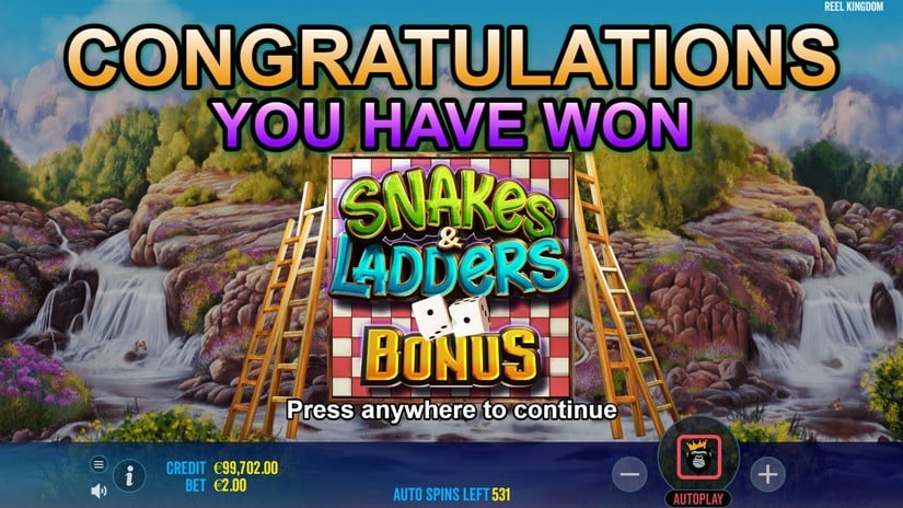 Snakes & Ladders Snake Eyes slot screen 6