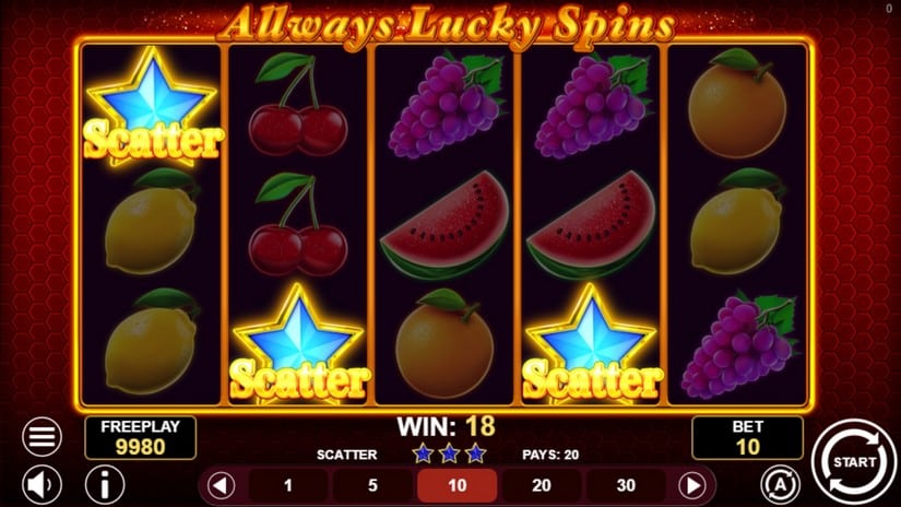 Allways Lucky Spins slot screen 2