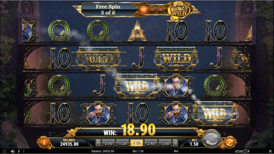 Wild Rails slot screen 7