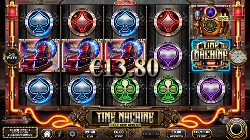 Time Machine slot screen 2