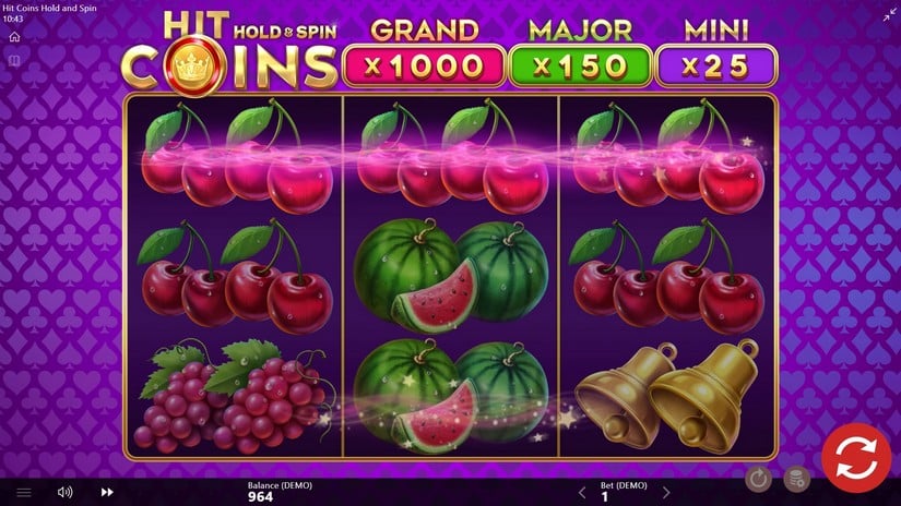 Hit Coins Hold and Spin slot screen 3