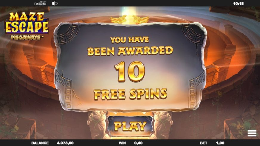 Maze Escape Megaways slot screen 4