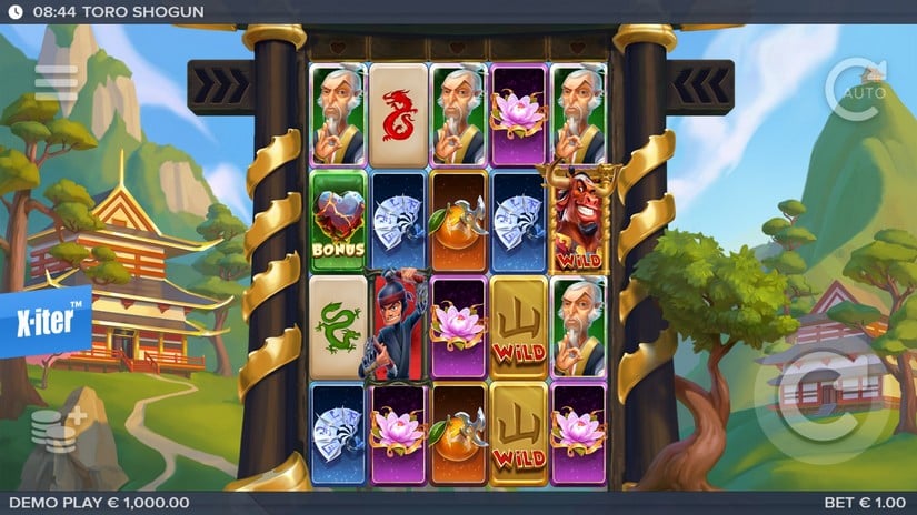 Toro Shogun slot screen 1