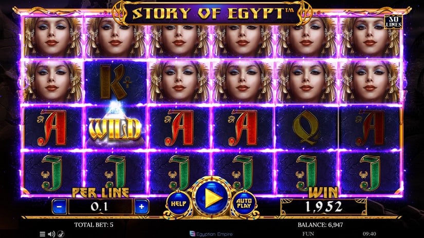 Story of Egypt – Egyptian Darkness slot screen 2