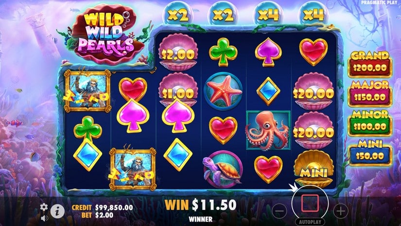 Wild Wild Pearls slot screen 4