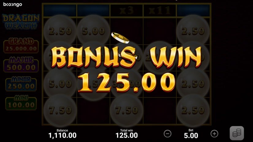 Dragon Wealth slot screen 5