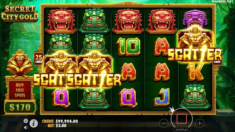 Secret City Gold slot screen 3