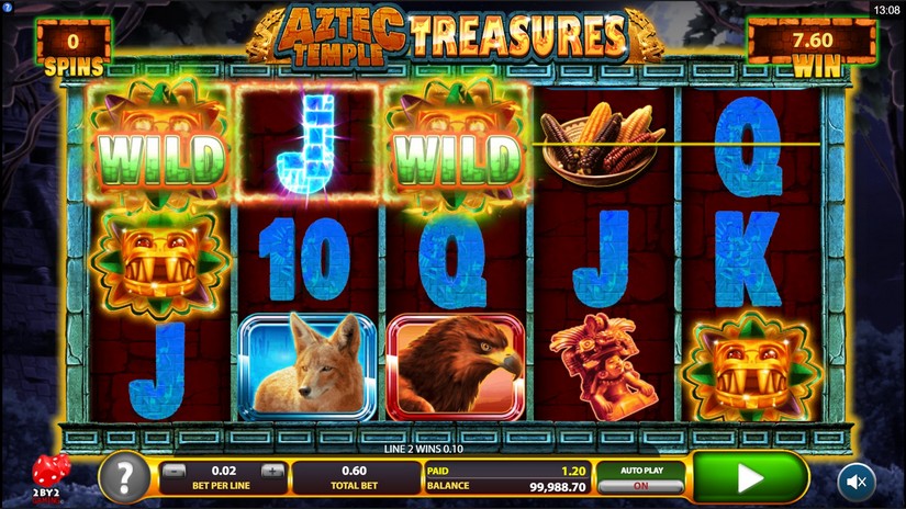 Aztec Temple Treasures slot screen 4