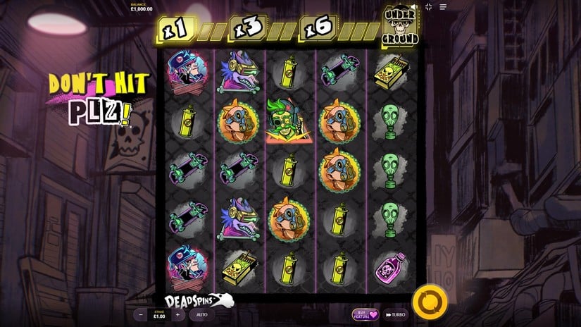 Don’t Hit Plz! slot screen 1