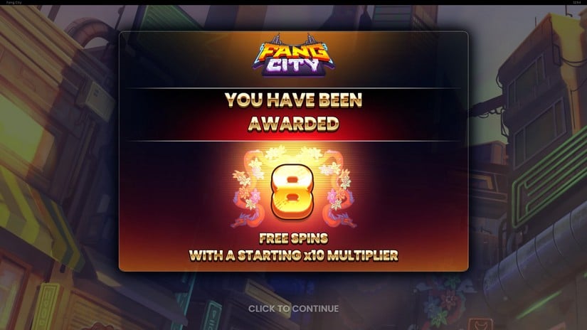 Fang City slot screen 4