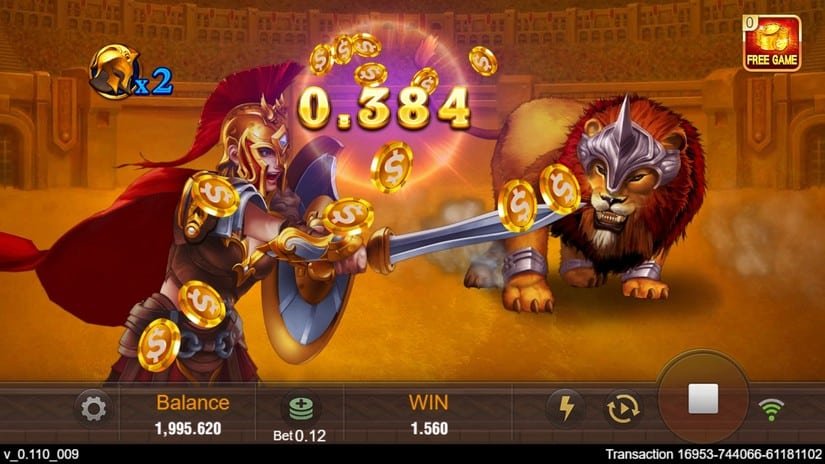 Roma X slot screen 5