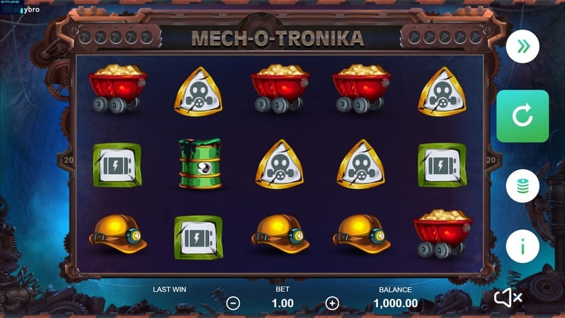 Mech-o-tronika slot screen 1