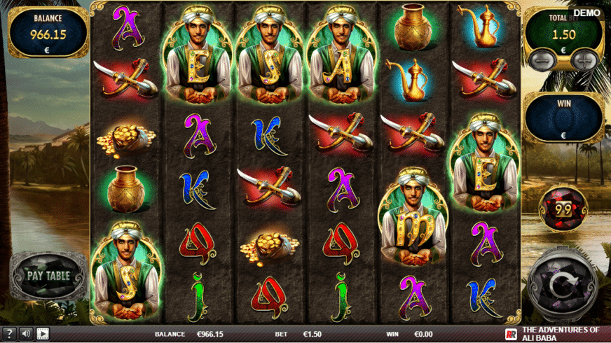 The Adventures of Ali Baba slot screen 4