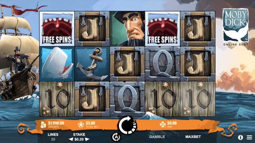 Moby Dick slot screen 3