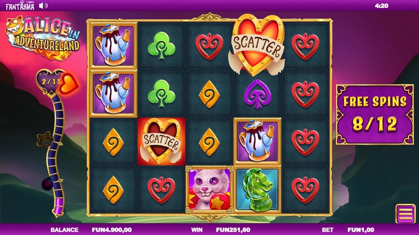 Alice In Adventureland slot screen 7