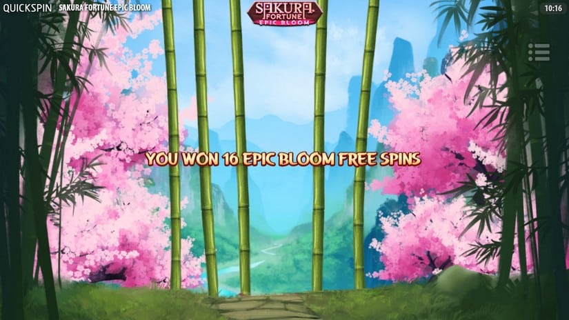 Sakura Fortune Epic Bloom slot screen 3