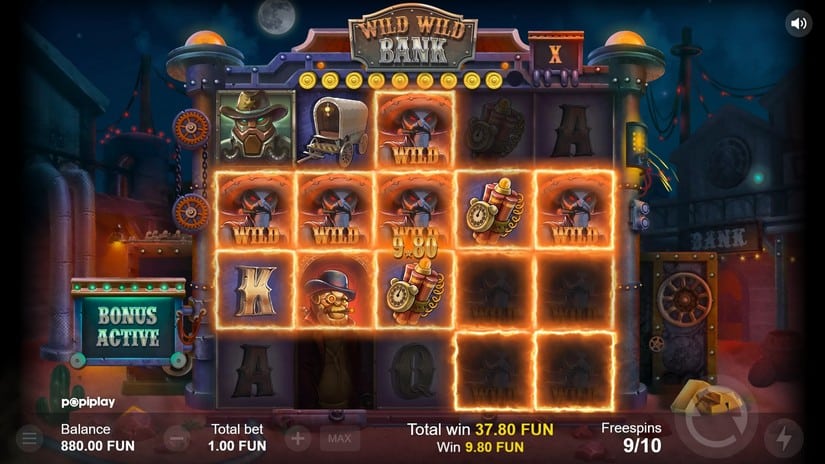 Wild Wild Bank slot screen 5