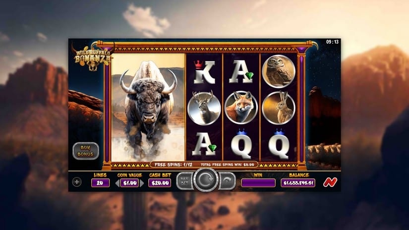 Wild Buffalo Bonanza slot screen 4