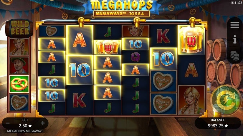 Megahops Megaways slot screen 4