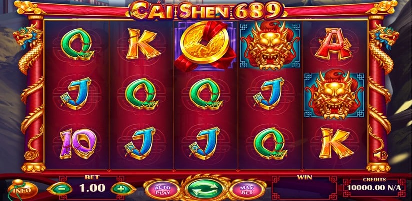 Cai Shen 689 slot screen 1
