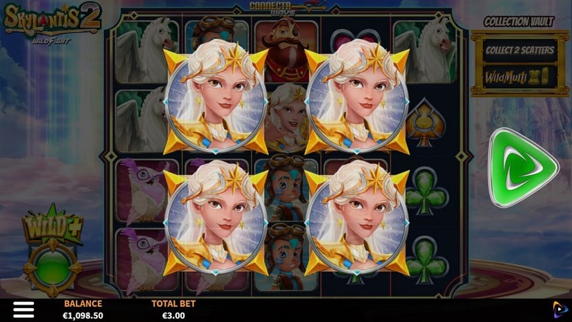 Skylantis 2 Wild Fight slot screen 3