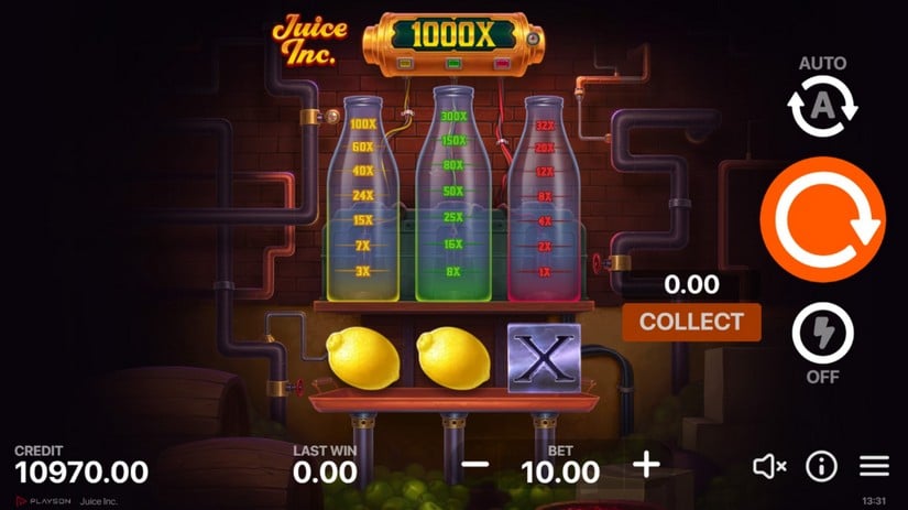 Juice Inc. slot screen 1