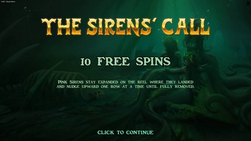 Beast Below slot screen 3