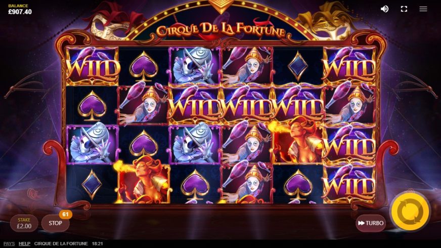 Cirque Dе La Fortune slot screen 2