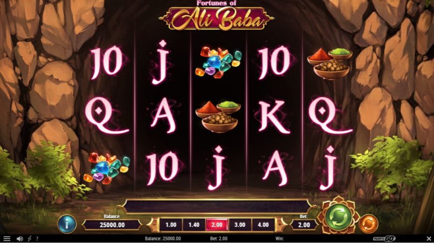 Fortunes of Alibaba slot screen 1