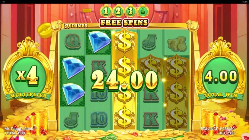 Mr. Pigg E. Bank slot screen 5