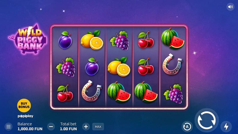 Wild Piggy Bank slot screen 1