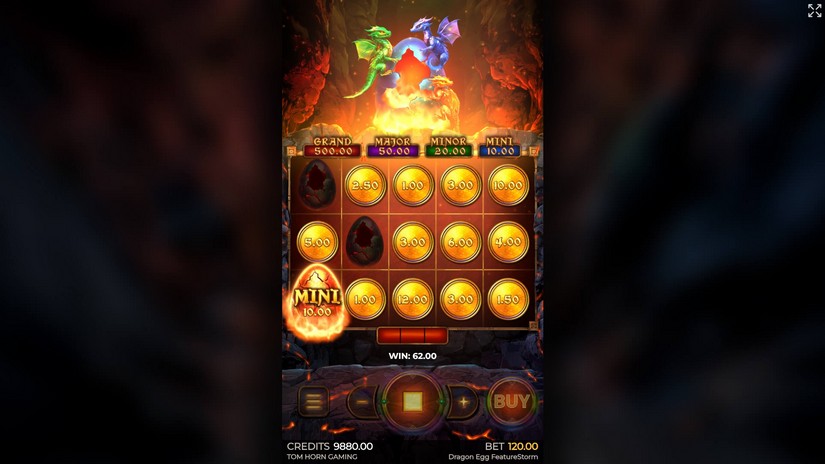 Dragon Egg slot screen 5