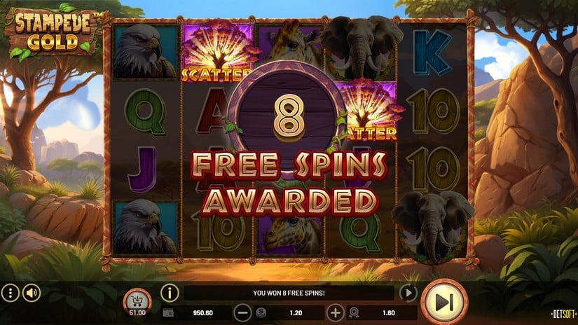 Stampede Gold slot screen 3